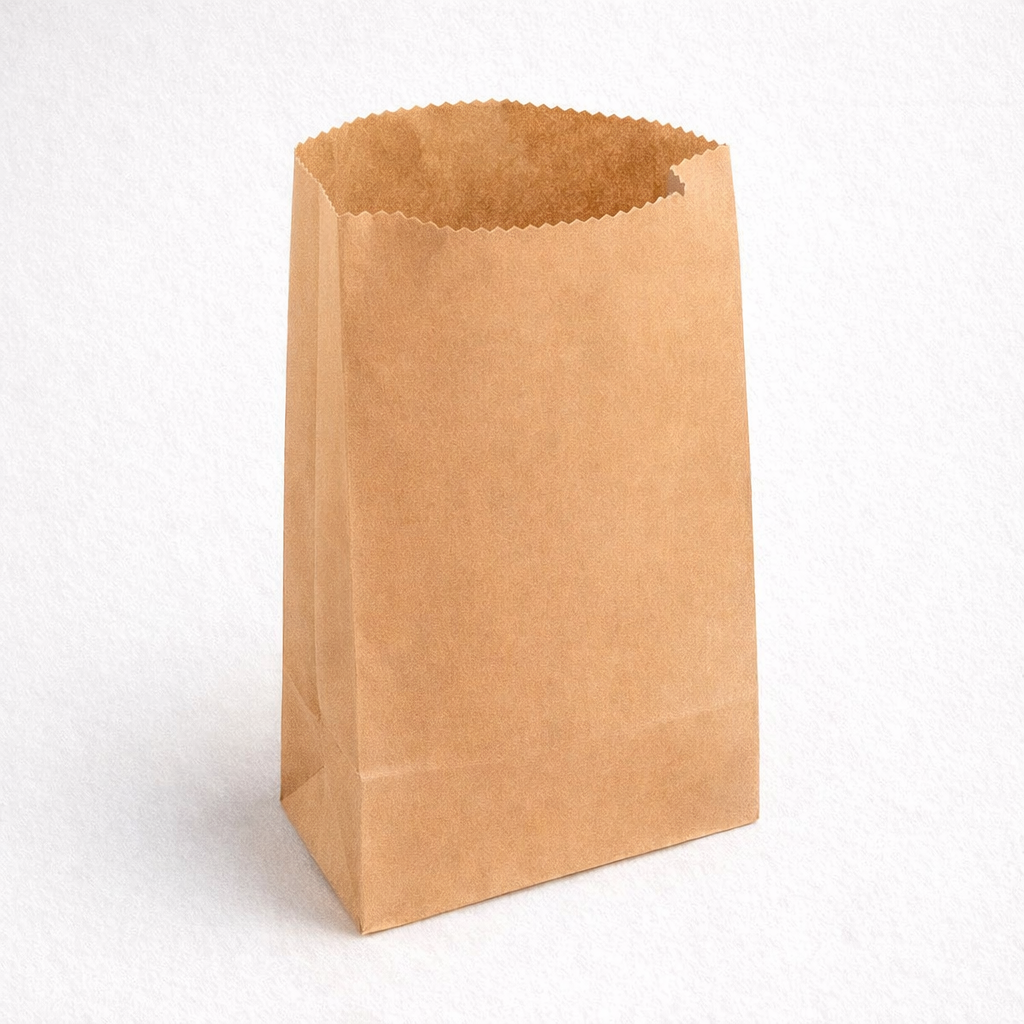 Bolsa papel Kraft con base - Pack x50 unidades