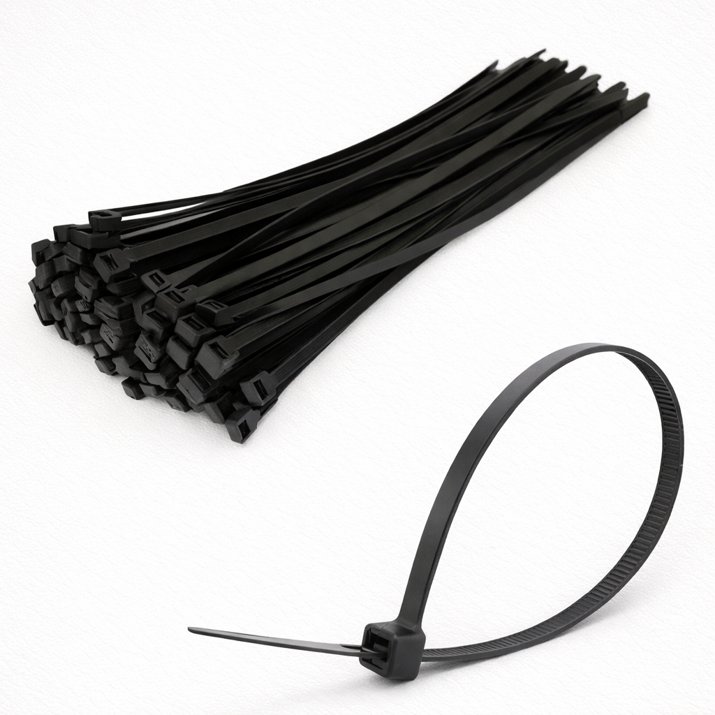 Precintos plásticos negros - Pack x 100 unidades