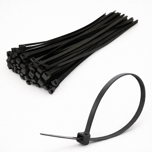 Precintos plásticos negros - Pack x 100 unidades