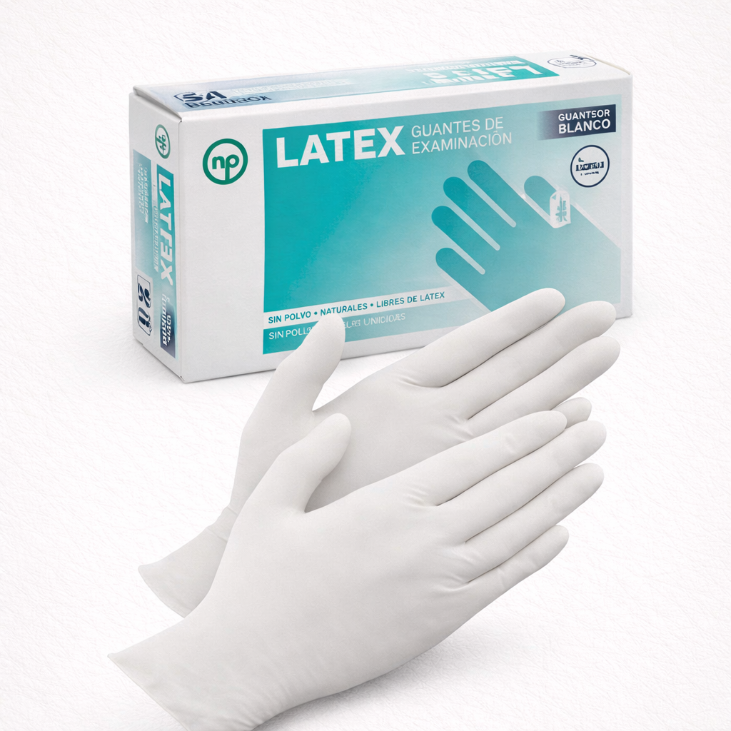 Guantes látex - Caja x100 unidades