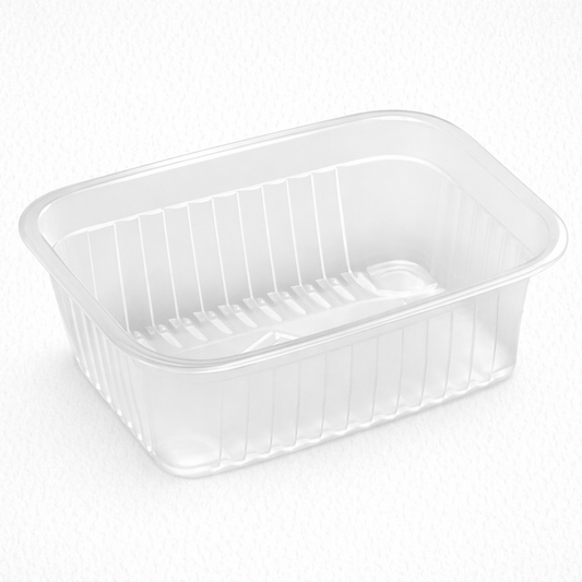 Bandeja PP descartable apta microondas - Pack x100 unidades
