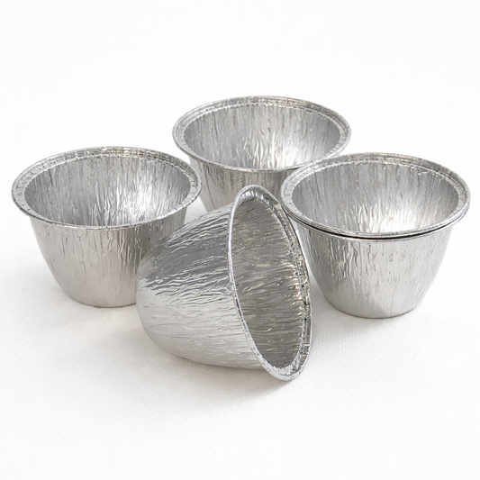 Molde aluminio descartable para flan - Pack x100 unidades