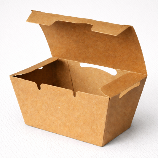 Caja con base para papas fritas - Pack x 150 unidades