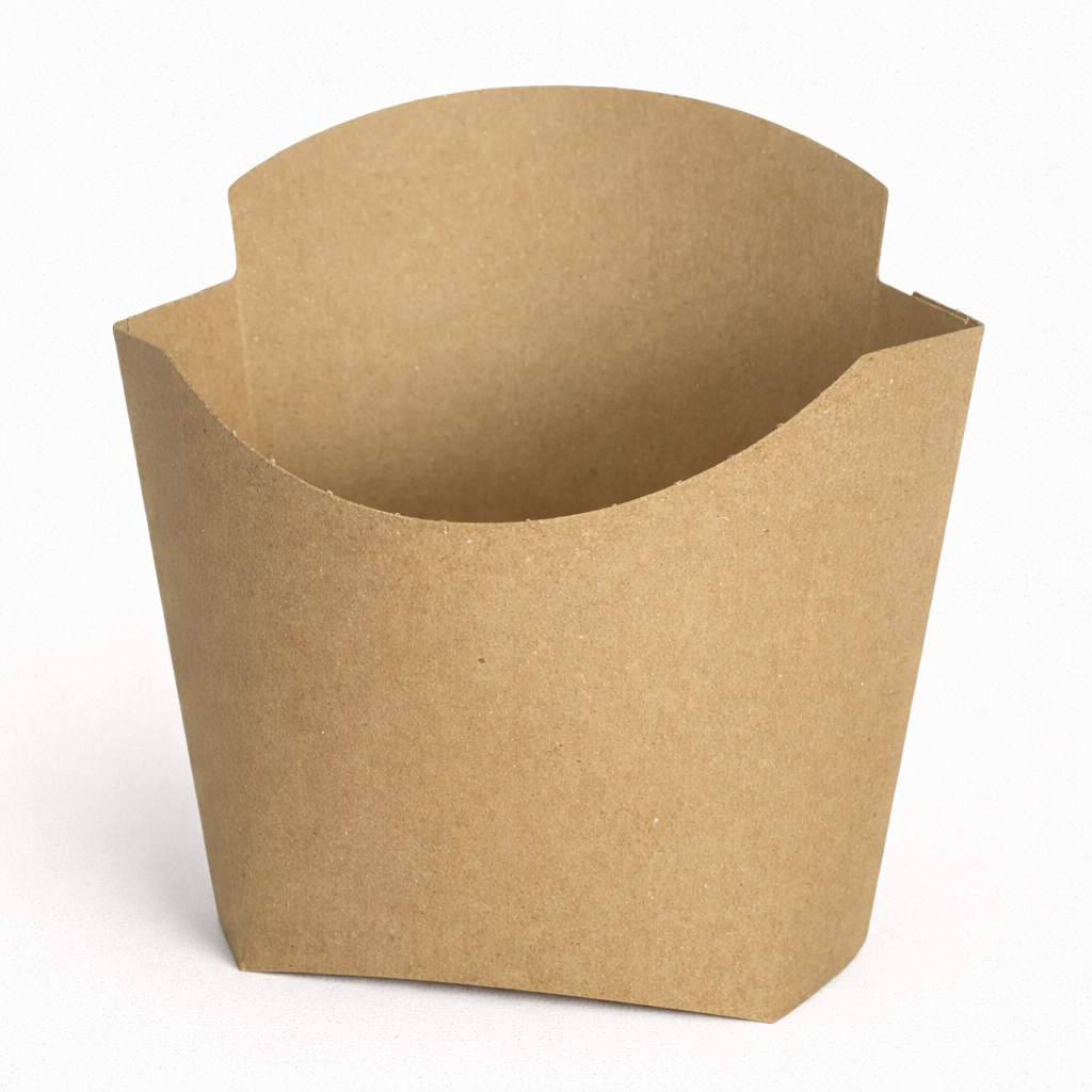 Estuche papel kraft para papas fritas - Pack x250 unidades