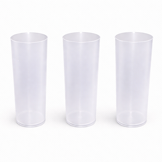 Vaso trago largo traslúcido - Pack x100 unidades
