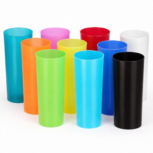 Vaso trago largo colores - Pack x20 unidades