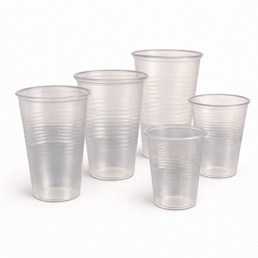 Vaso translúcido descartable - Pack x50 y x100 unidades