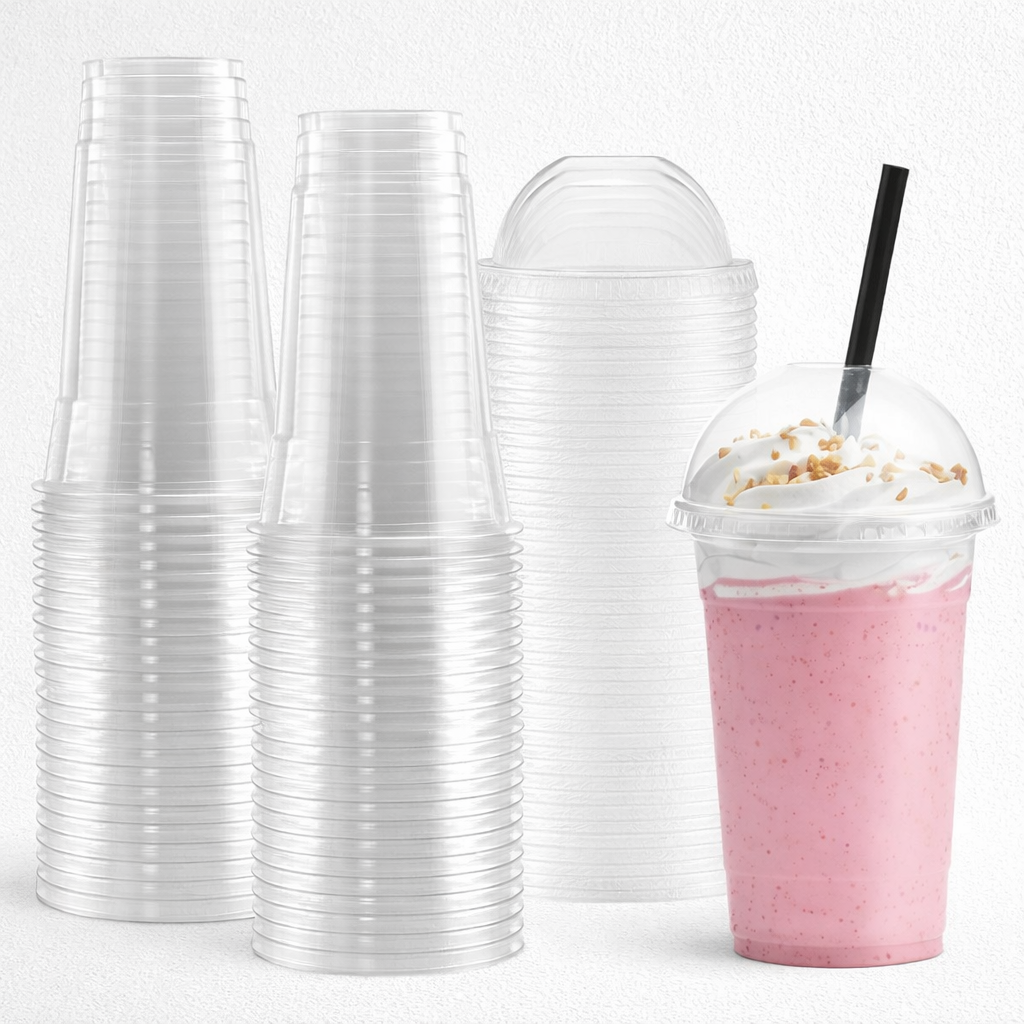 Vaso batidos frappé con tapa 473 cc. - Pack x50 unidades
