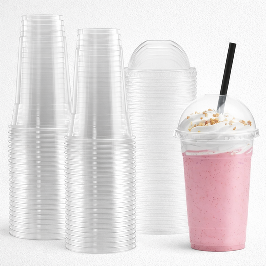 Vaso batidos frappé con tapa 473 cc. - Pack x50 unidades