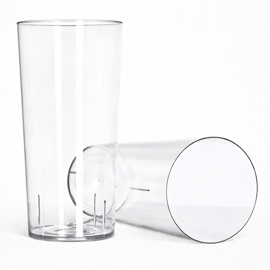 Vaso casino trago largo plástico cristal - Pack x150 unidades