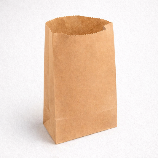 Bolsa papel Kraft con base - Pack x50 unidades